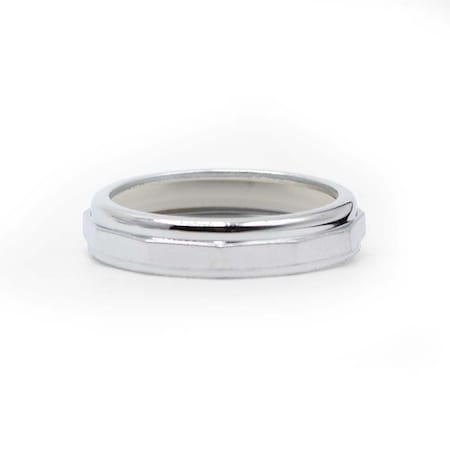 Thrifco Plumbing 1-1/2 Inch Chrome Plated Die-Cast Slip Joint Nut with Poly Wash 4400216